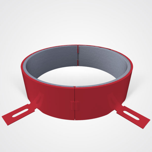 red intumescent fire collar