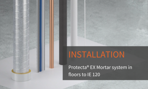 Protect EX Mortar system in floors to IE 120